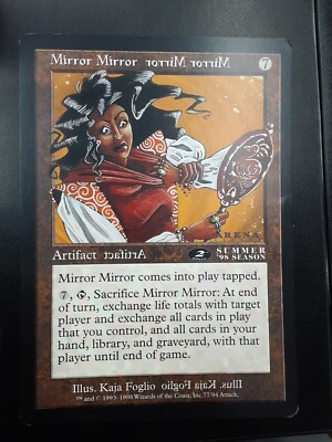 MTG Mirror Universe Harvest Season 2nd Place Arena Promo 6X9