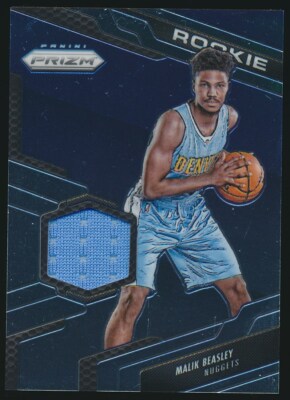 MALIK BEASLEY #97 2016-17 Panini Prizm JERSEY RC NUGGETS/TIMBERWOLVES