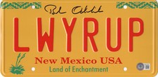 BOB ODENKIRK SIGNED AUTOGRAPH BREAKING BAD LICENSE PLATE  BECKETT BAS COA