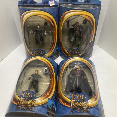 #ad #ad Lord of the Rings The Return of the King 4 Figure Lot Frodo Eomer Eowyn Sam wise $44.99