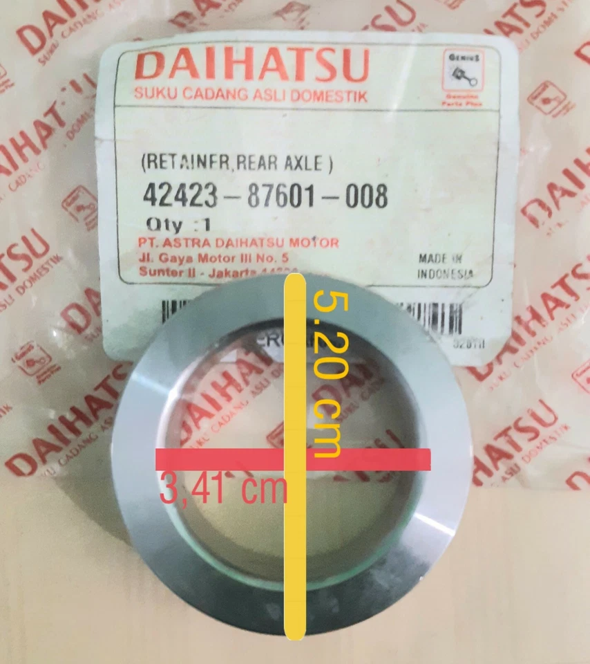 DAIHATSU FEROZA TAFT ROCKY SPORTRAK REAR AXLE RETAINER - Изображение 3 из 4