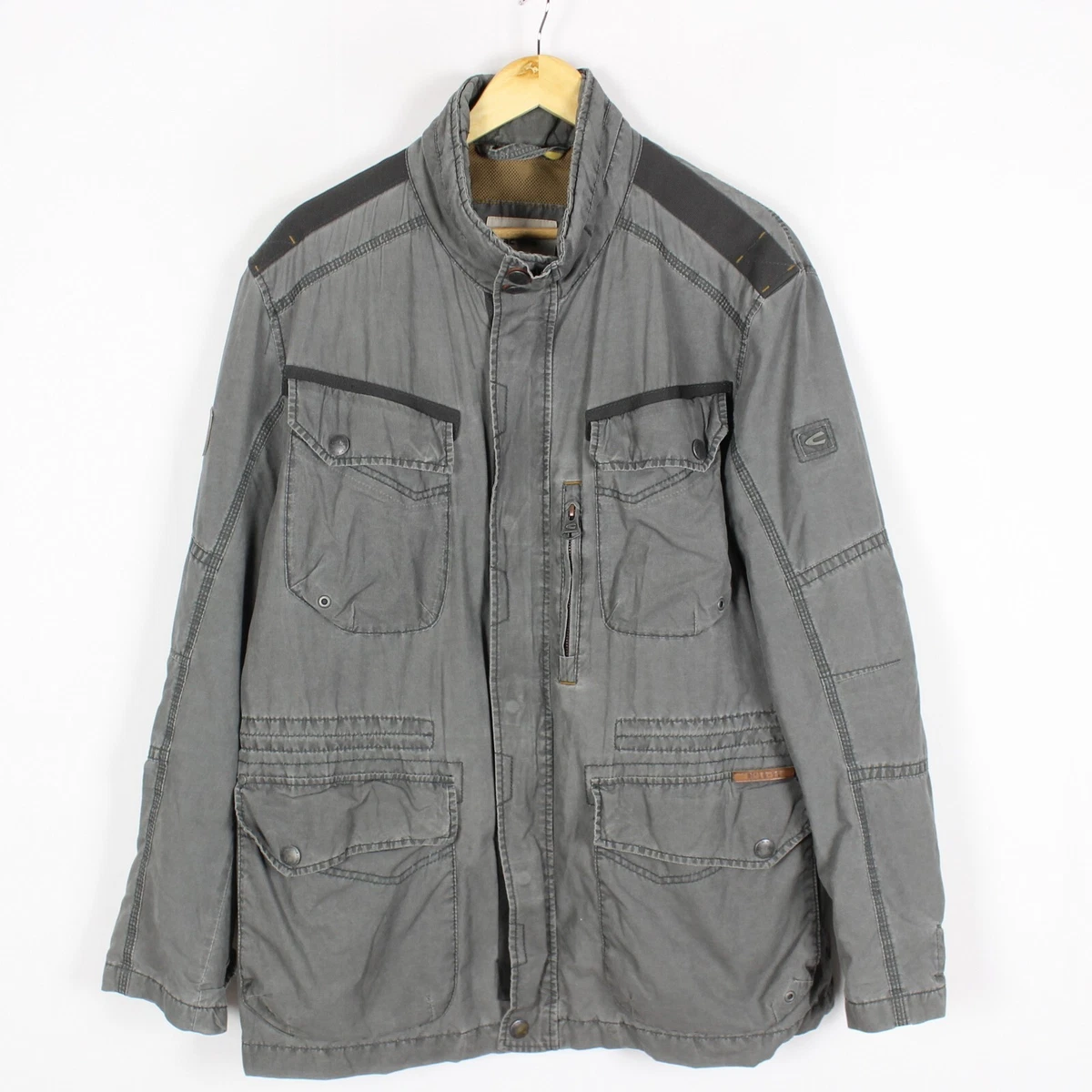 Grey cotton jacket sale