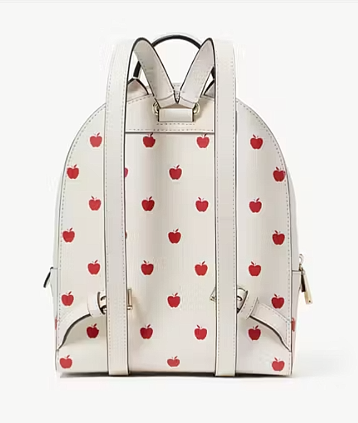 Kate Spade Snow White Cream and Red Apple Mini Backpack Disney x Kate Spade New York Snow White Small Backpack | eBay main image 4