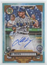 2022 Topps Gypsy Queen GQ Autographs Blue Kolten Wong Auto 68/99 Milwaukee