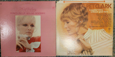 Petula Clark - 2 LP LOT.   Petual  AND  I Couldn't Live Without You  BOTH NICE!
