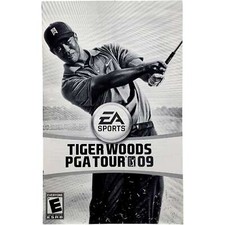  Manual Only Tiger Woods 2009 - Sony Playstation 2 Pristine Tested Authentic