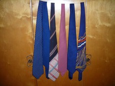 LOTTO DI 6 CRAVATTE / TIES ANNI 70 VINTAGE