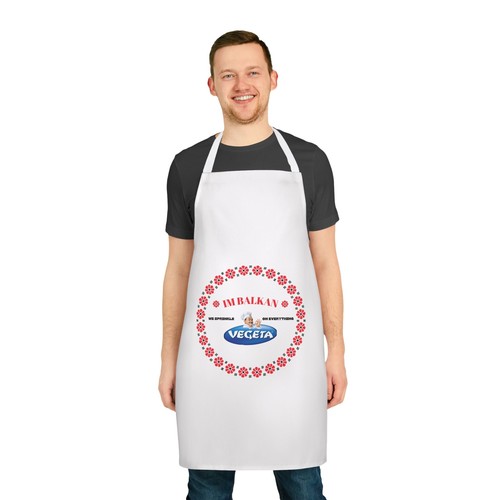 I'm Balkan We Sprinkle Vegeta on Everything Kitchen Apron - Spice - 第 9/21 張圖片