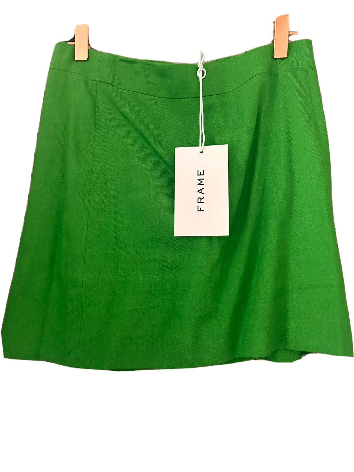 Frame Linen Mini Skirt Size UK 8 US 4