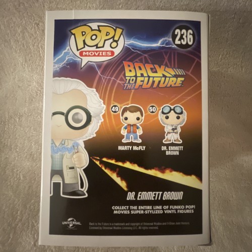 Funko Pop! Filme - Zurück in die Zukunft - Dr. Emmett Brown #236 exkl. Mit Protektor - Bild 3 von 6