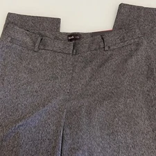 Rafaella Modern Women's Dress Pants Career Trouser Gray Size 12 Mid Rise NEW