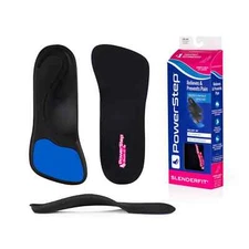 Powerstep SlenderFit Orthotic Supports Full Length Insoles Shoes Absorb Shock