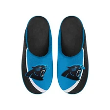 FOCO NFL Men's NFL Carolina Panthers 2022 Big Logo Color Edge Slippers