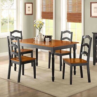 Traditional Solid Wood Kitchen Tables, Classic Wooden Dining Table And Chairs