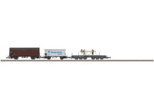 Marklin 86582 Ship's Equipment - 2 Boxcars 1 SSym Flatcar Set Z Scale Z Gauge