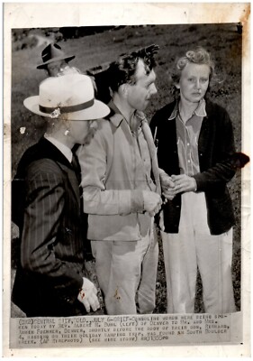 Boy Body Found in South Boulder Creek Associated Press Photograph 8x11'' c 1940