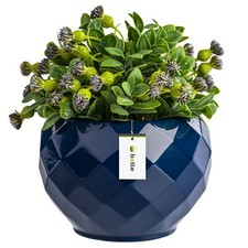 Runder Blumentopf aus Keramik 14 Farben, 3 Größen - Moderne Dekoration, Glamour