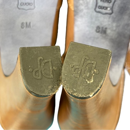 Donald J. Pliner Vana Leather Slingback Peep Toe Heels In Taupe Women’s Size 8 - Picture 11 of 12