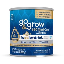 Go  Grow 360 Total Care by Similac Toddler Nutritional 24 Ounce Pack of 1 