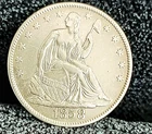 1858 O Seated Liberty Half Dollar XF+ In Grade New Orleans Mint