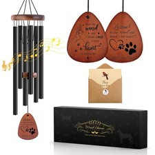 Dog Memorial Gifts for Loss of Dog 32" Pet Memorial Wind Chimes Sympathy Gift...