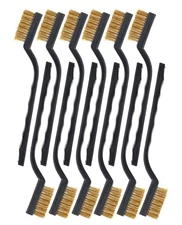 Brass Wire Brush Rust Remover, Small Wire Brush for Cleaning, Paint Stripper for