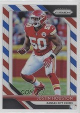 2018 Panini Prizm Red White & Blue Prizm Justin Houston #107 7l6