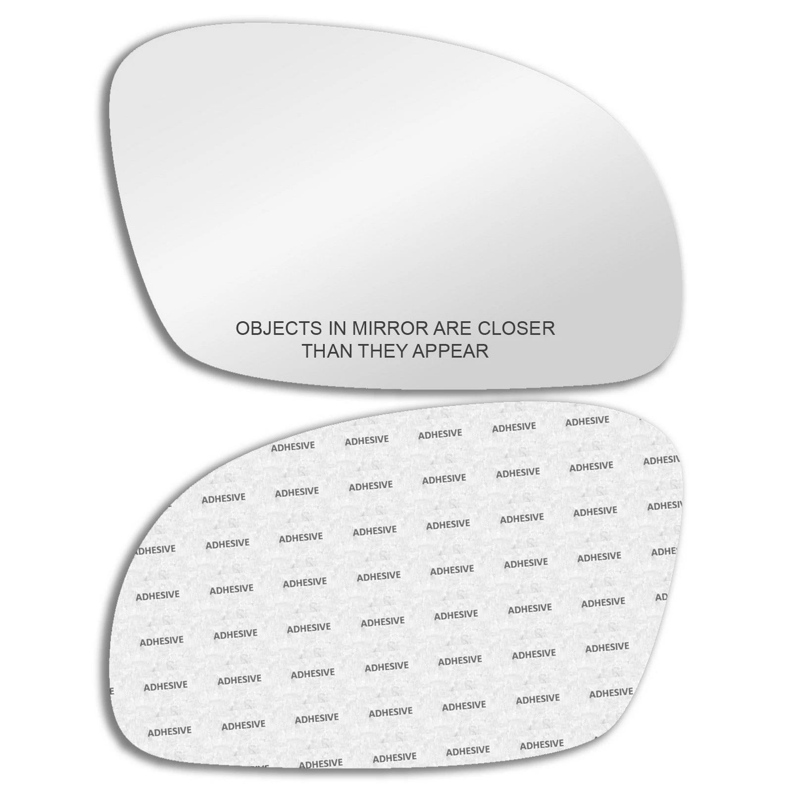 885RC Fits 2001-2010 Volkswagen Beetle Mirror Glass Passenger Side RH + Adhesive