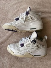 Air Jordan 4 Retro Purple Metallic Mens Shoes