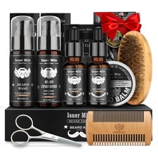 Beard Kit for Men Grooming  Care: with 2 Pack 11 Piece Set, Care