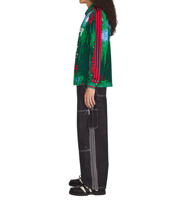 Adidas Brain Dead x Disney x Adidas LS Jersey Red Green Blue Asian
