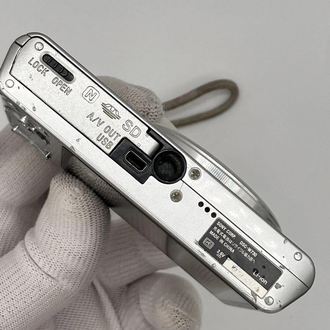 SONY Cyber-shot DSC-W730 16.1MP CCD Vintage Digital Camera - 100