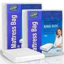 Mattress Bag For Moving and Storage Extra Thick Protection 5 Mil. Heavy Duty