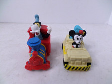 Lot of 2 McDonalds Happy Meal Disney Runaway Railway Toys Pluto  Minnie Mouse