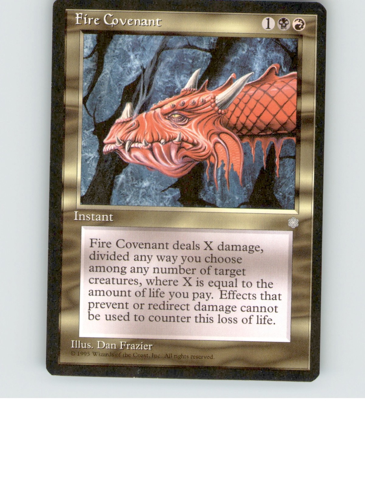 Fire Covenant Uncommon Ice Age Lightly played b3-955