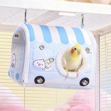 Winter Warm Bird Nest   Hanging Hammock Hideaway for Parrots Size S