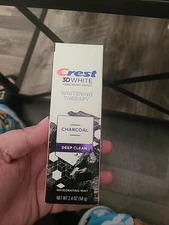 Crest 3D White Whitening Therapy Charcoal Toothpaste, 2.4 Oz  Travel Size