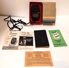 GE Exposure Meter w/ ALL Paperwork  Photo Data Book Watch it Work on YouTube