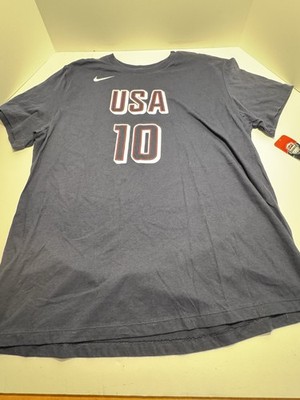 Nike Jayson Tatum Jersey T Shirt Mens Size XXL Team USA Olympics Basketball Blue