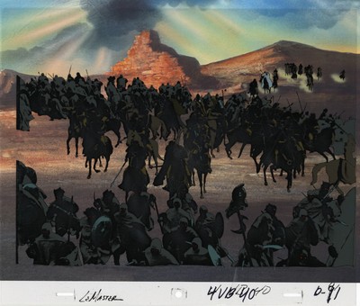 THE LORD OF THE RINGS: ORIGINAL RALPH BAKSHI ANIMATION CELS w/ Free Autograph