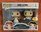 Funko Pop! Disney Ariel Eric the Little Mermaid Vinyl Figures 2 Pack Exclusive