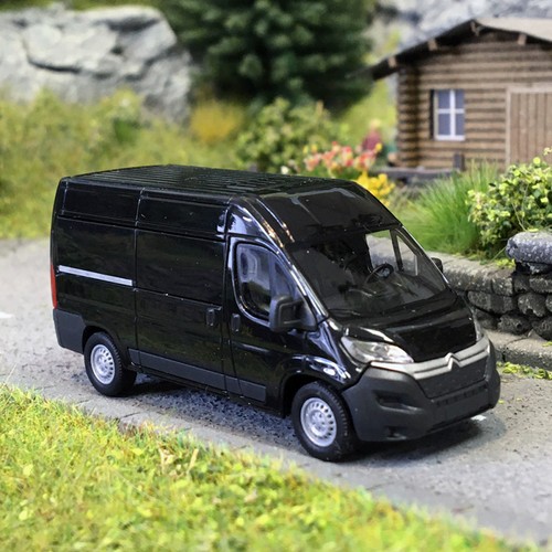 Citroën Jumper, fourgon , noir, 2014 - BUSCH 54605 - HO 1/87 | Zustand: Neuf