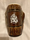 Vintage Daga Hawaii Tiki Surfer Mug Hawaiian Mug Brown Glaze Cup No Flaws — photo 3