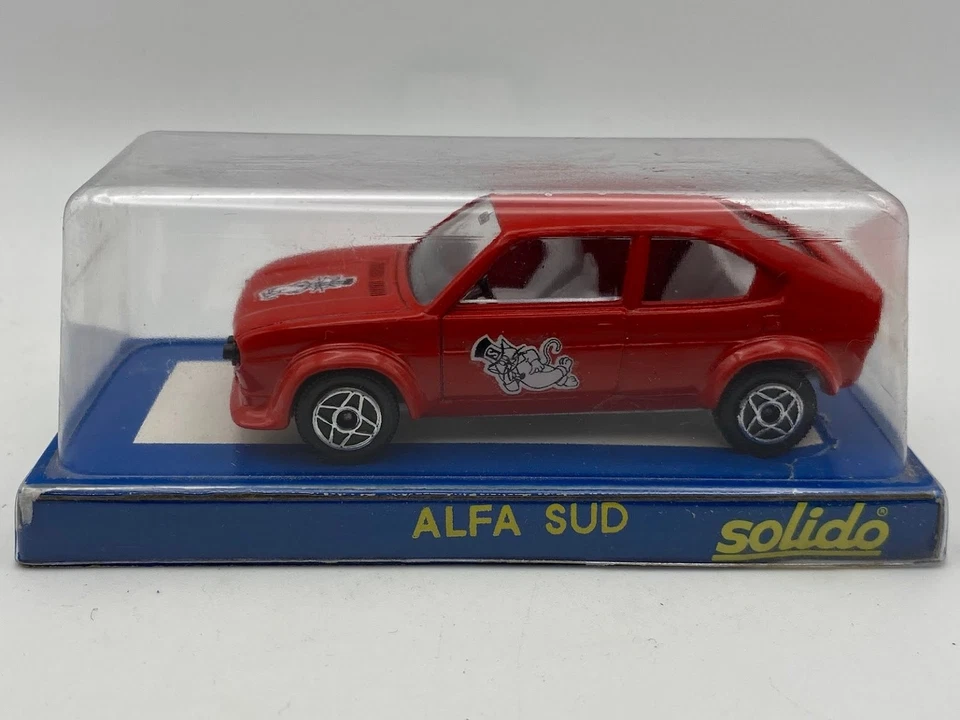Solido Alfa Romeo Alfasud rojo decorado miniatura coche 1/43 metal - Imagen 4 de 4