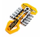 INGCO Ratchet with Set of 12 Compasses 1/2 10 - 24