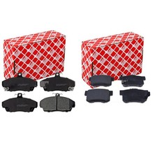 FEBI BREMSBELÄGE VORNE+HINTEN passend für Honda Civic 7