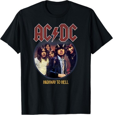Official AC/DC Highway to Hell Rock Music Band Album Logo T-Shirt