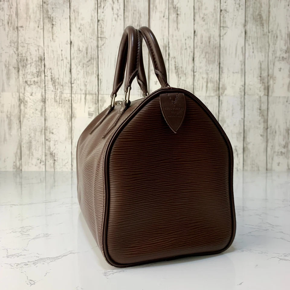 Bolso de Mano LOUIS VUITTON Speedy 25 Epi Marrón Mini Boston M5903D Auténtico【Estado:S】 Foto 4 de 4