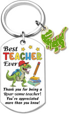 Teacher Appreciation Gifts for Women Men Keychain Best Teacher Ever Gifts Last D