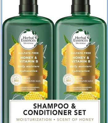 Herbal Essences Bio Renew Honey & Vitamin B Shampoo & Conditioner 13.5 oz